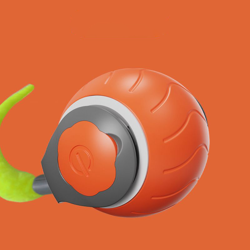 Rolling Cat Ball Toy with Tail