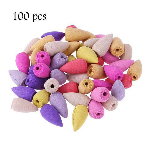 Backflow Incense Cones, Lavender Scent (100 pcs)
