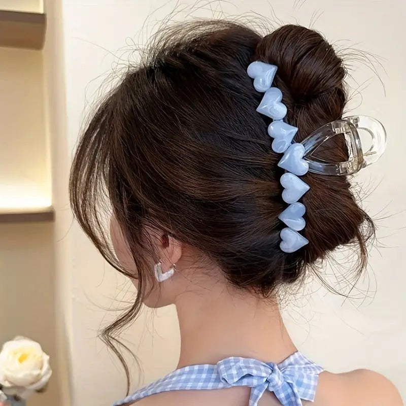 Heart Acrylic Claw Clip