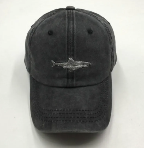 Shark Embroidered Baseball Cap