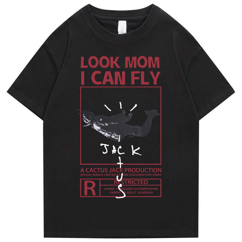 Hip Hop Casual Cotton T-Shirt for Men