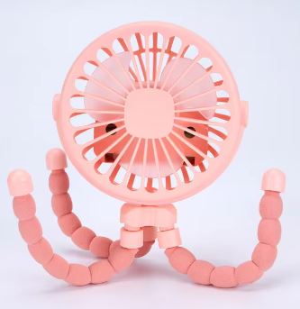 Flexible Octopus Clip-On Mini Fan
