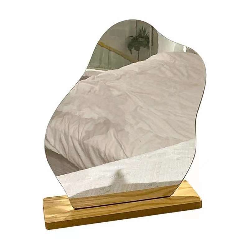 Wavy Acrylic Desk Mirror