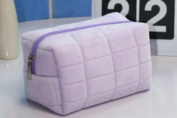 Soft Cloud Quilted Makeup Bag