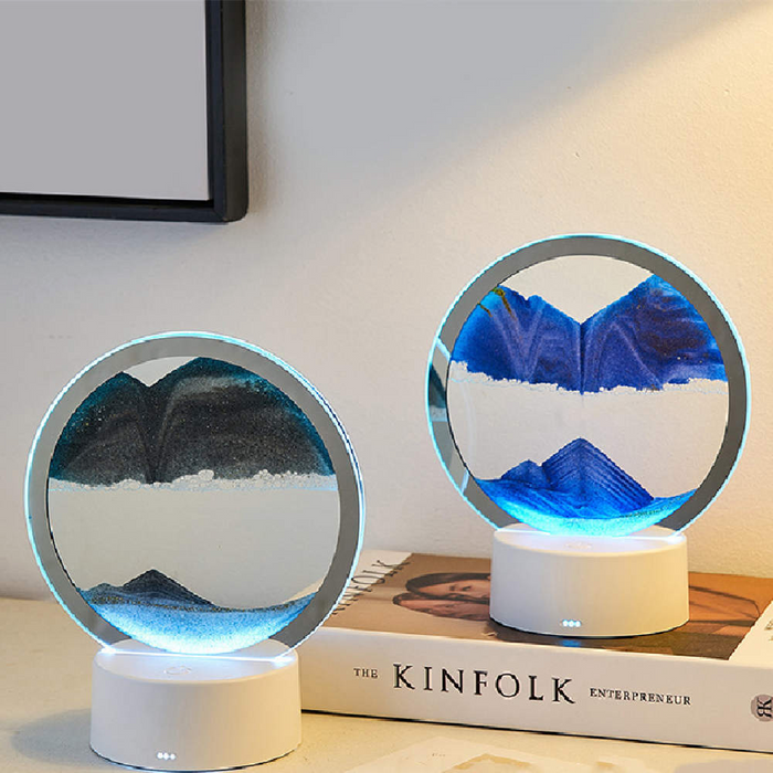 Moving Sand Art LED Lamp