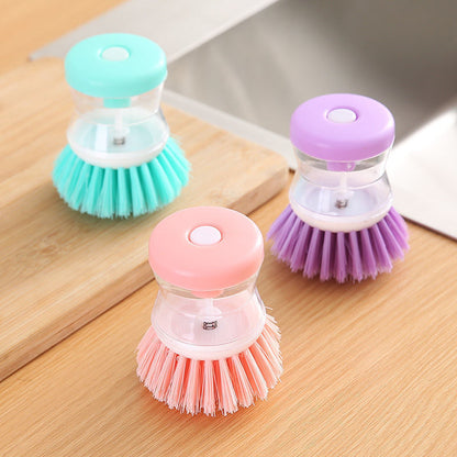 Soap-Dispensing Dish Brush