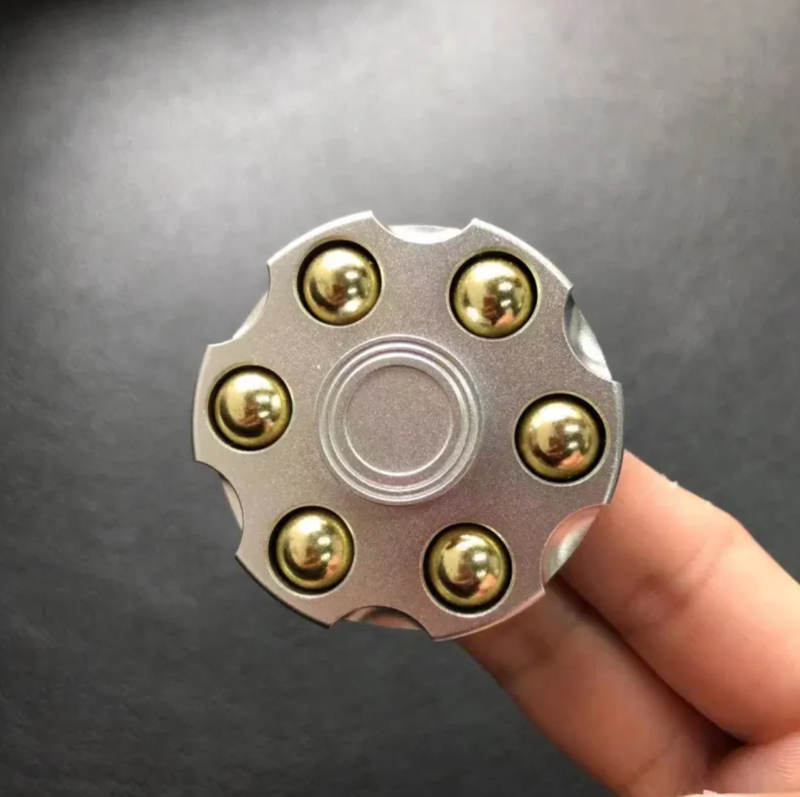 Brass Bullet Fidget Spinner