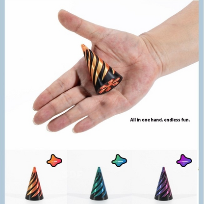 Spinning Pyramid Fidget Toy