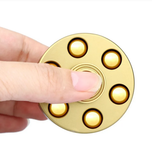 Brass Bullet Fidget Spinner