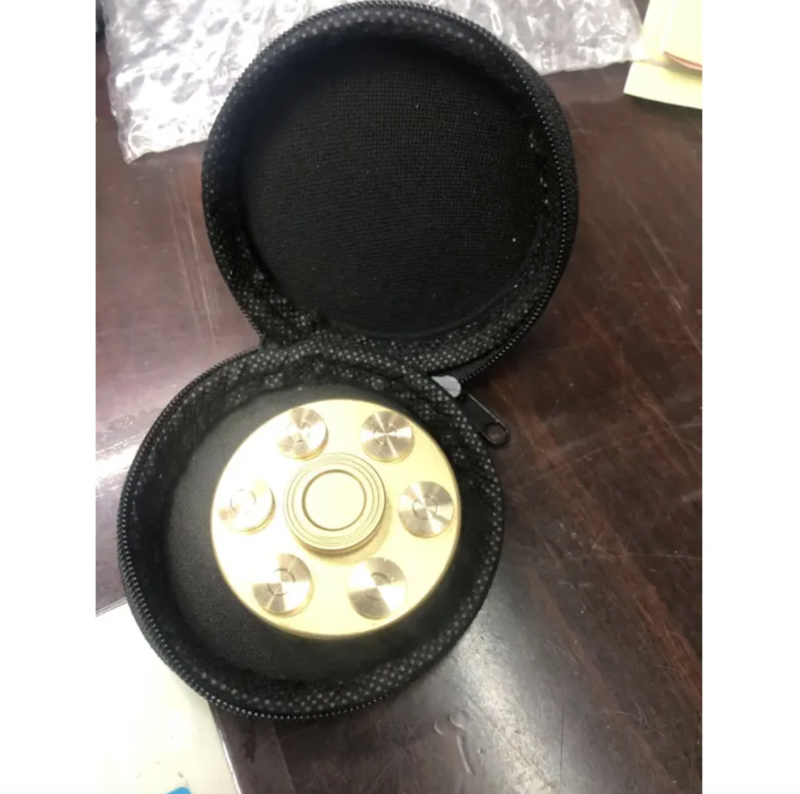 Brass Bullet Fidget Spinner