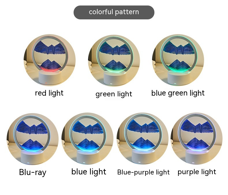 Moving Sand Art LED Lamp