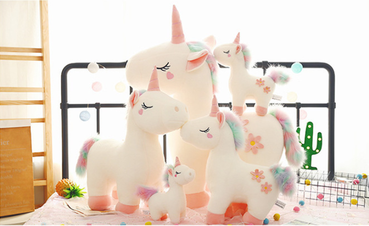 Rainbow Unicorn Plush Toy